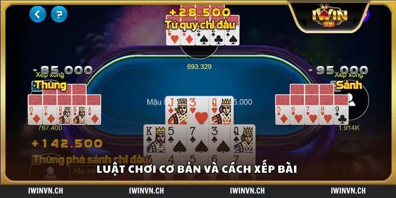 Hướng dẫn luật Mậu Binh và nguyên tắc xếp bài